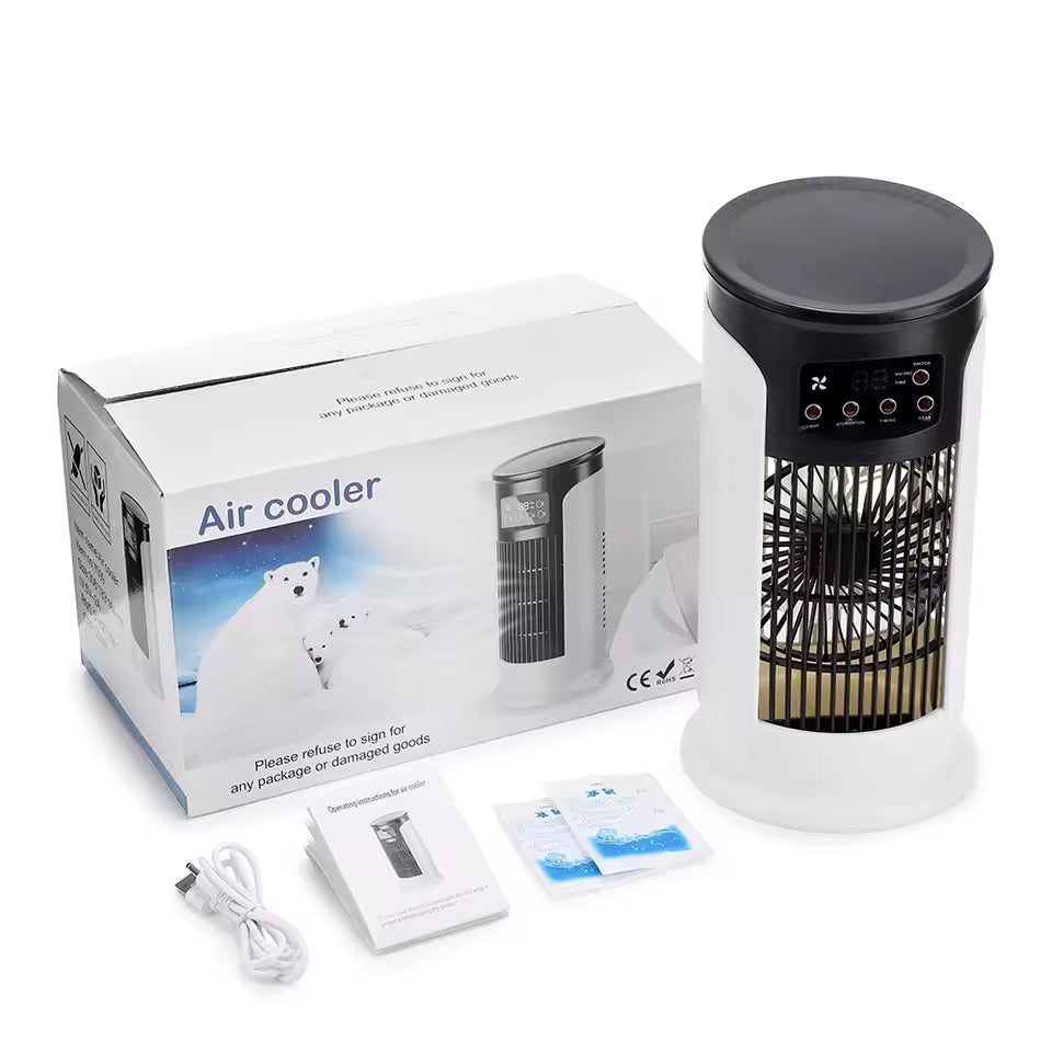 Portable Air Cooler Fan Personal Air Conditioner with Water Tank